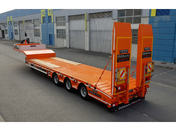 Low loader semi-trailer for transportation of heavy machinery OZSAN TRAILER 3 AXLE LOW LOADER NORMAL /EXTENDABLE  (OZS - L3): picture 1