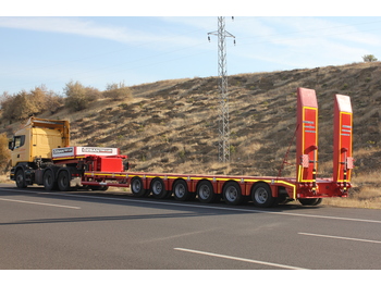 Low loader semi-trailer for transportation of heavy machinery OZSAN TRAILER 5 AXLE LOW LOADER (OZS - L5): picture 1