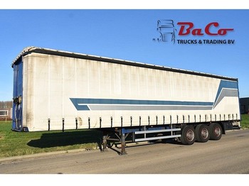 Curtainsider semi-trailer Pacton T3-001 - SAF AXLES - 1 LIFT AXLE - DISC BRAKES - SLIDING ROOF -: picture 1