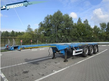 Container transporter/ Swap body semi-trailer Pacton TXC 343 Extendable: picture 1