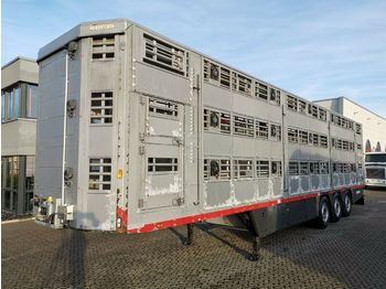 Livestock semi-trailer Pezzaioli SBA63U / 3 Stock / Hubdach / BPW: picture 1