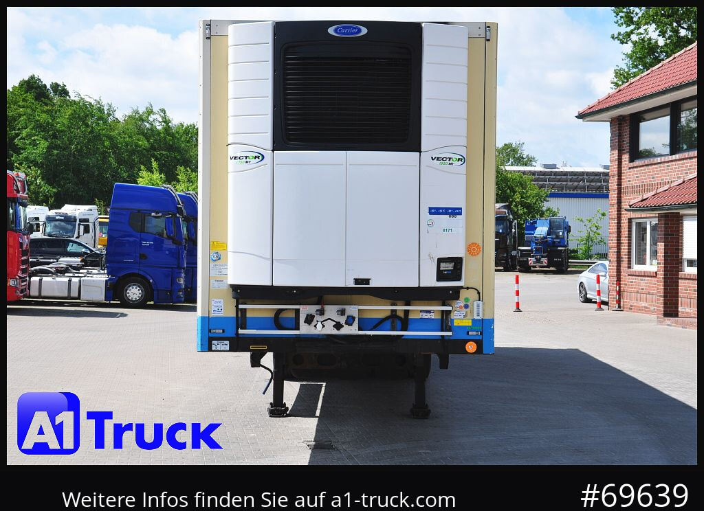 Refrigerator semi-trailer KRONE SDR 27 Carrier 1950 Mt., Lift, Multitemp.