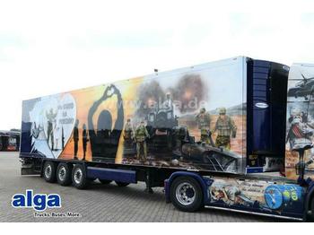 Refrigerator semi-trailer Krone SD, Carrier Vector 1550, Doppelstock, Trennwand