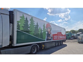 Refrigerator semi-trailer Lamberet LVFS Carrier Vector 1850, LBW deutscher Auflieger, Zustand gut, Trennvorhang