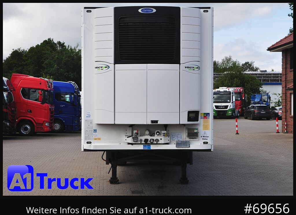 Refrigerator semi-trailer SCHMITZ SKO 24,  LBW, Multitemp, Ladebordwand, Blumenbreit