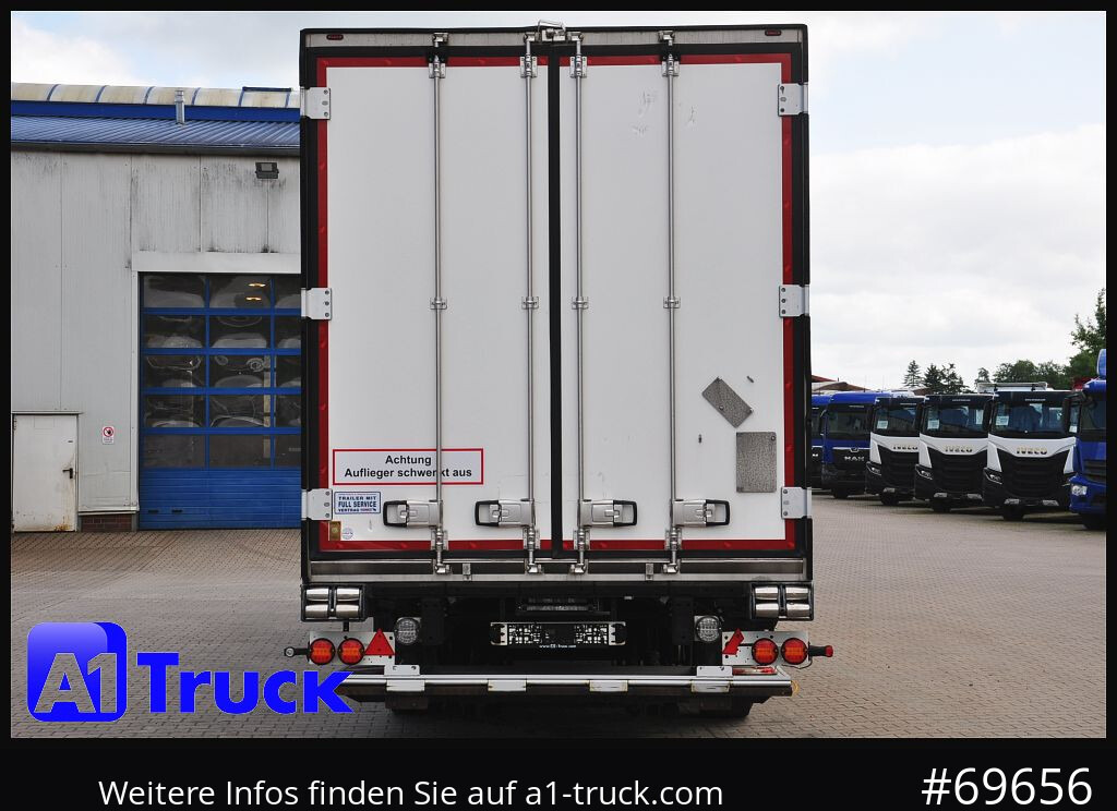 Refrigerator semi-trailer SCHMITZ SKO 24,  LBW, Multitemp, Ladebordwand, Blumenbreit