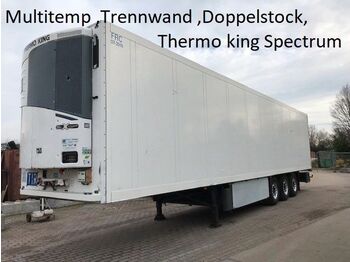 Schmitz Cargobull SKO 24 Thermoking Bi-Temp Doppelstock Trennwand  - refrigerator semi-trailer