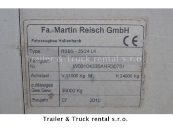 Walking floor semi-trailer Reisch RSBS-35/24LK: picture 1