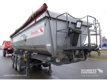 Tipper semi-trailer Reisch Tipper Steel half pipe body 26m³: picture 1