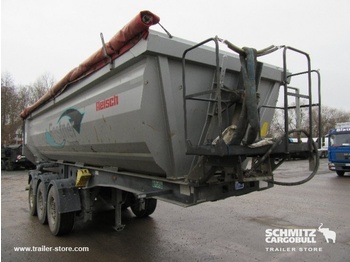 Tipper semi-trailer Reisch Tipper steel half pipe body 24m³: picture 1