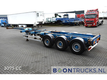 Renders ROC 12.27 | 2x20-30-40ft HC * LIFT AXLE * MB DISC * EXTENDABLE REAR - Container transporter/ Swap body semi-trailer: picture 3