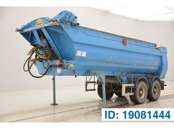 Tipper semi-trailer Robuste Kaiser 23 cub in steel: picture 1