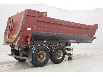 Tipper semi-trailer Robuste Kaiser 26 cub in steel: picture 5