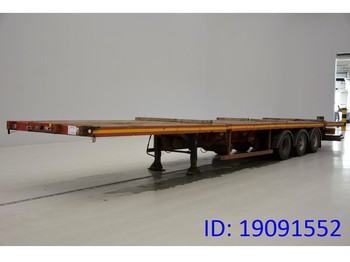 Dropside/ Flatbed semi-trailer Robuste Kaiser Extendable platform: picture 1