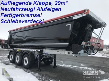 New Tipper semi-trailer SCHMITZ Auflieger Kipper Stahlrundmulde 28m³: picture 1