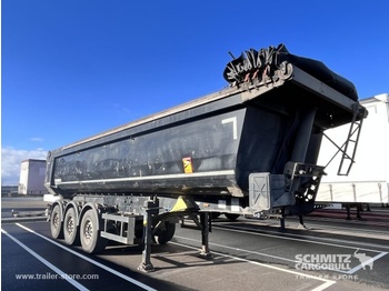 Tipper semi-trailer SCHMITZ Tipper Steel half pipe body 29m³: picture 1