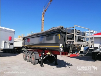 Tipper semi-trailer SCHMITZ Tipper steel half pipe body 25m³: picture 1