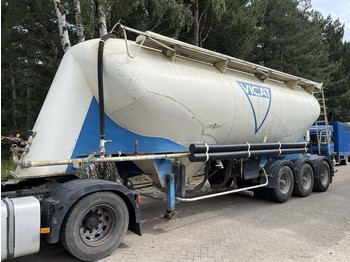 Tank semi-trailer SPITZER SF2436PFAL - 36m3 - (Cement) Silo - Onderlosser - FR papers - goede staat: picture 1