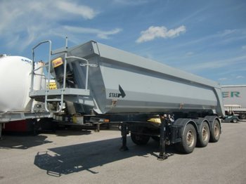 Tipper semi-trailer STAS S300 CX 27m³ Stahl Mulde  U Rockstar: picture 1