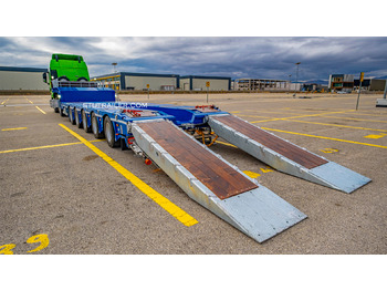 STU 5 Axle Hydraulic Steering Extendable Low Laoder - Low loader semi-trailer: picture 5