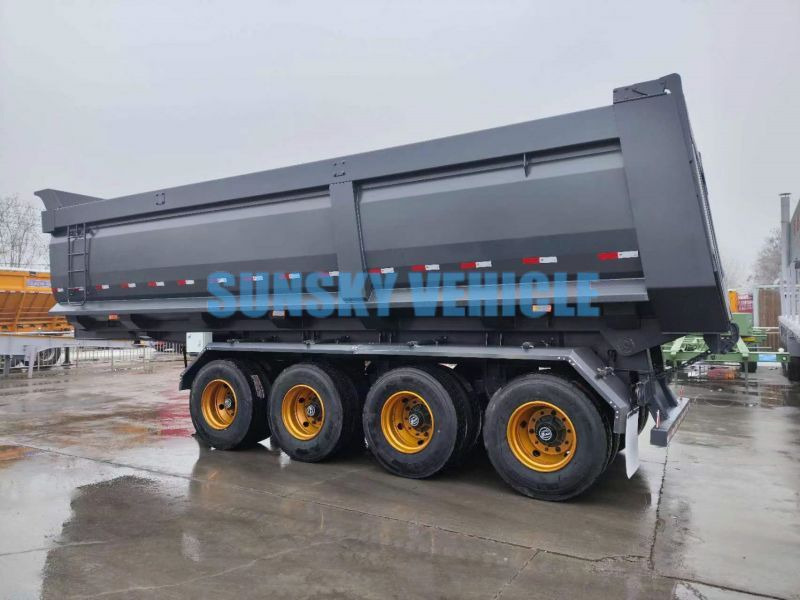 New Tipper semi-trailer for transportation of bulk materials SUNSKY 4-Axle Dump Semi-trailer: picture 5