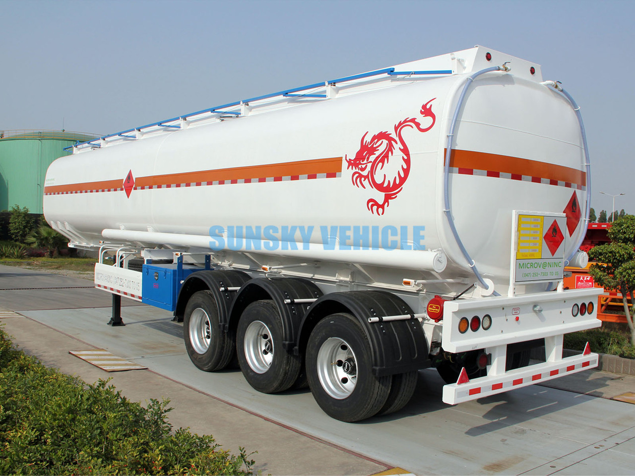 New Tank semi-trailer for transportation of fuel SUNSKY Fuel Tanker for sale: picture 15