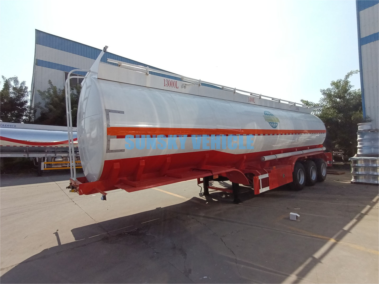 New Tank semi-trailer for transportation of fuel SUNSKY Fuel Tanker for sale: picture 7