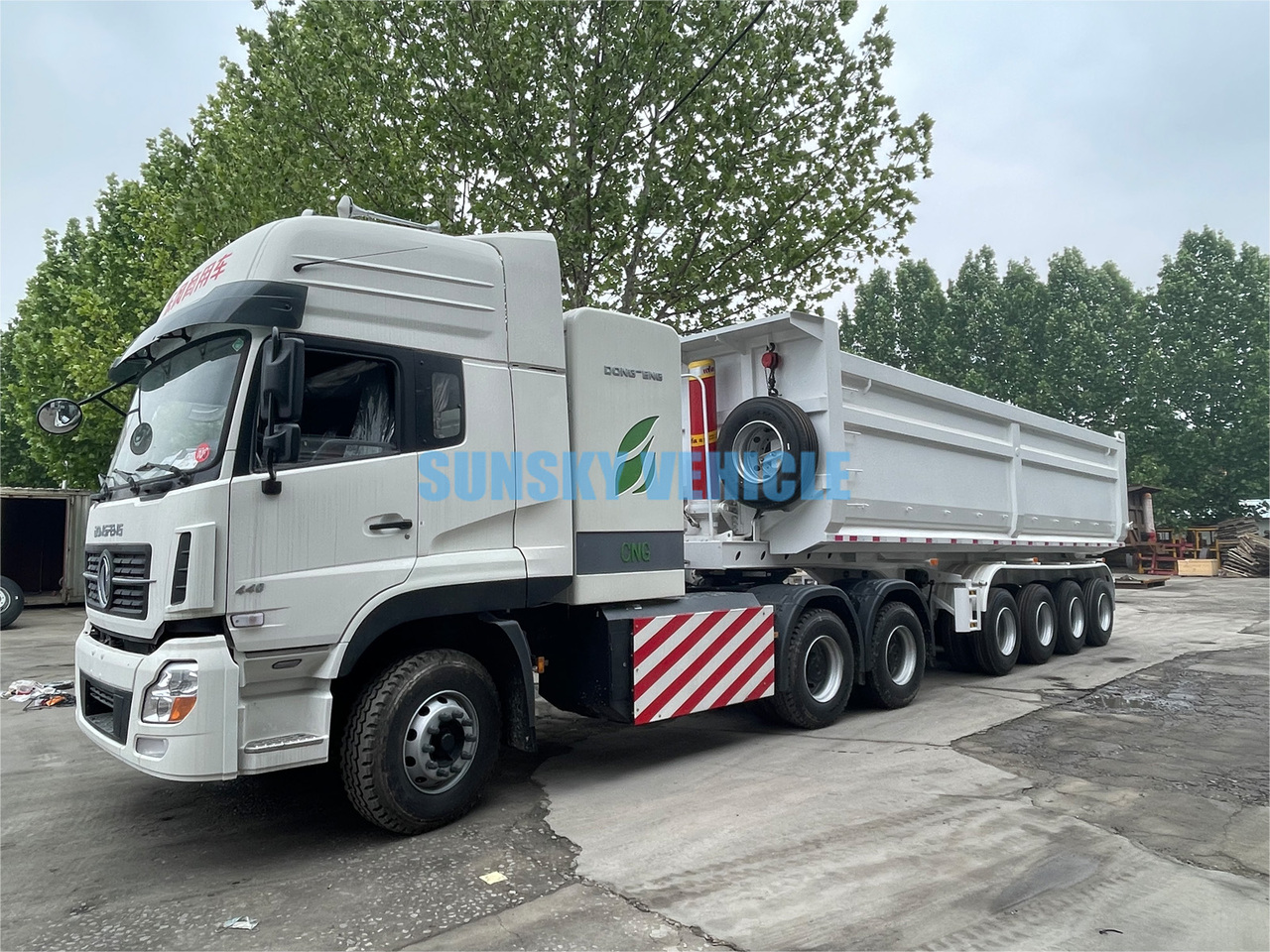 New Tipper semi-trailer for transportation of bulk materials SUNSKY Tipper  Trailer: picture 13