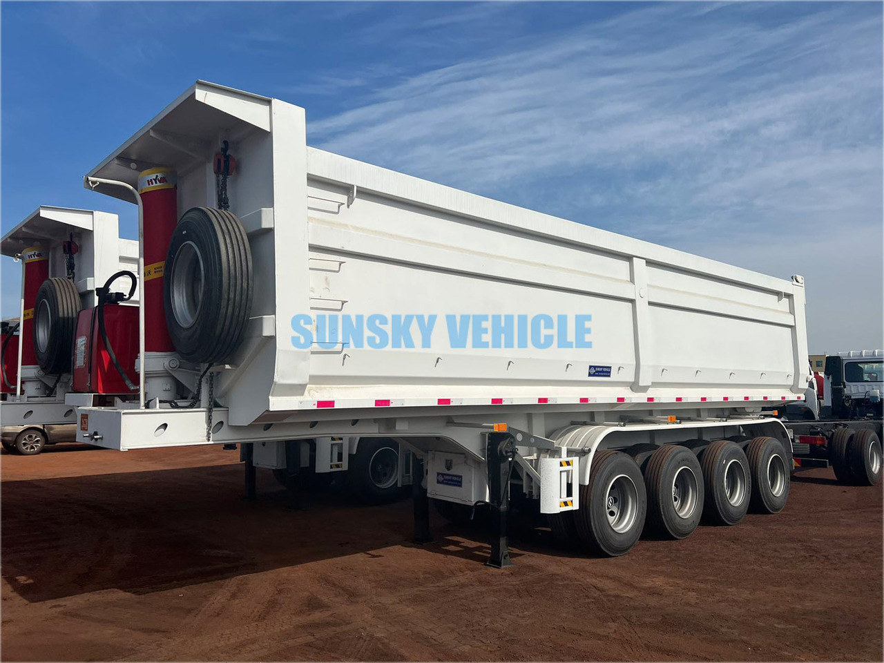 New Tipper semi-trailer for transportation of bulk materials SUNSKY Tipper  Trailer: picture 6
