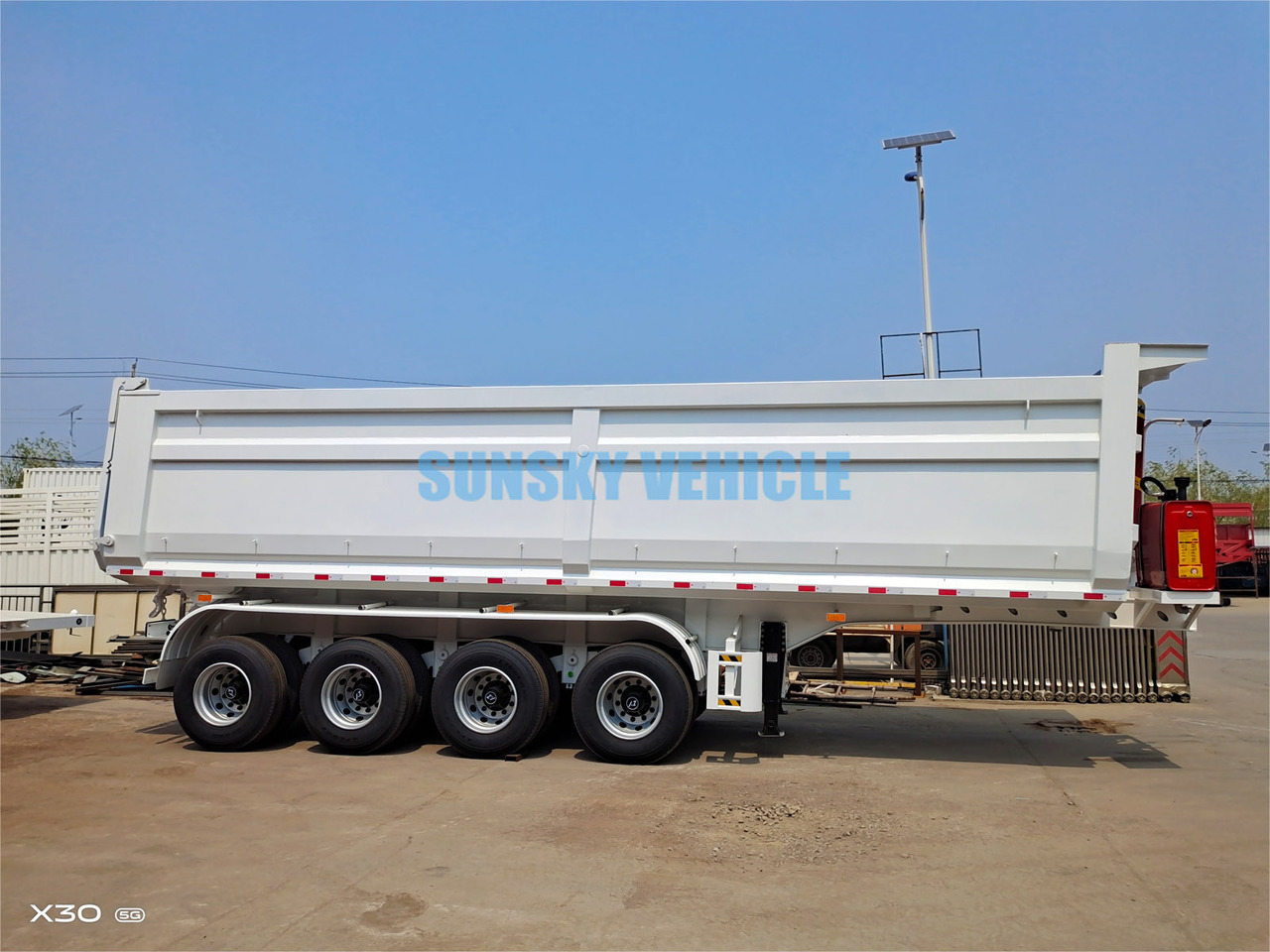 New Tipper semi-trailer for transportation of bulk materials SUNSKY Tipper  Trailer: picture 9