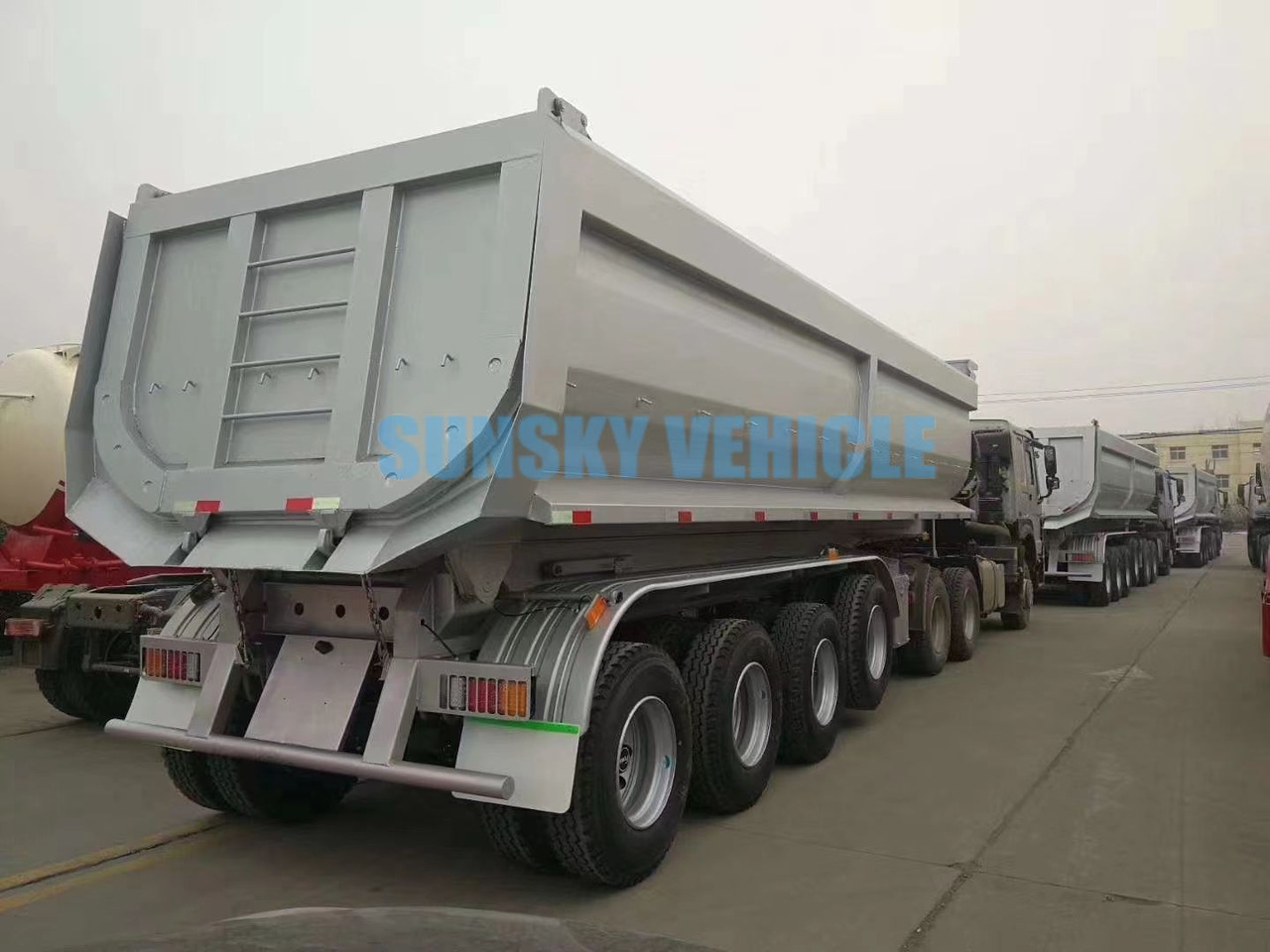 New Tipper semi-trailer for transportation of bulk materials SUNSKY Tipper  Trailer: picture 5