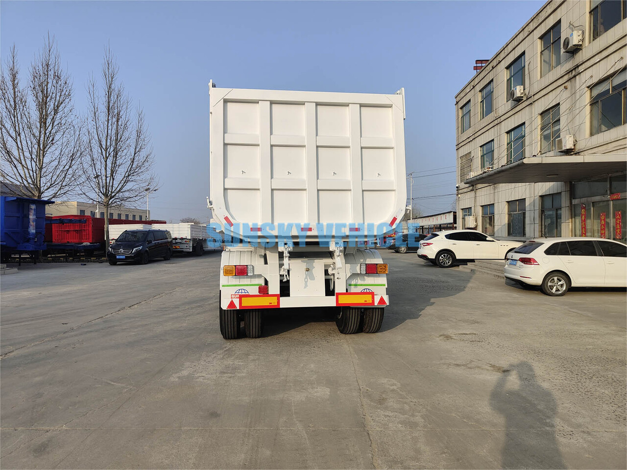 New Tipper semi-trailer for transportation of bulk materials SUNSKY Tipper  Trailer: picture 11