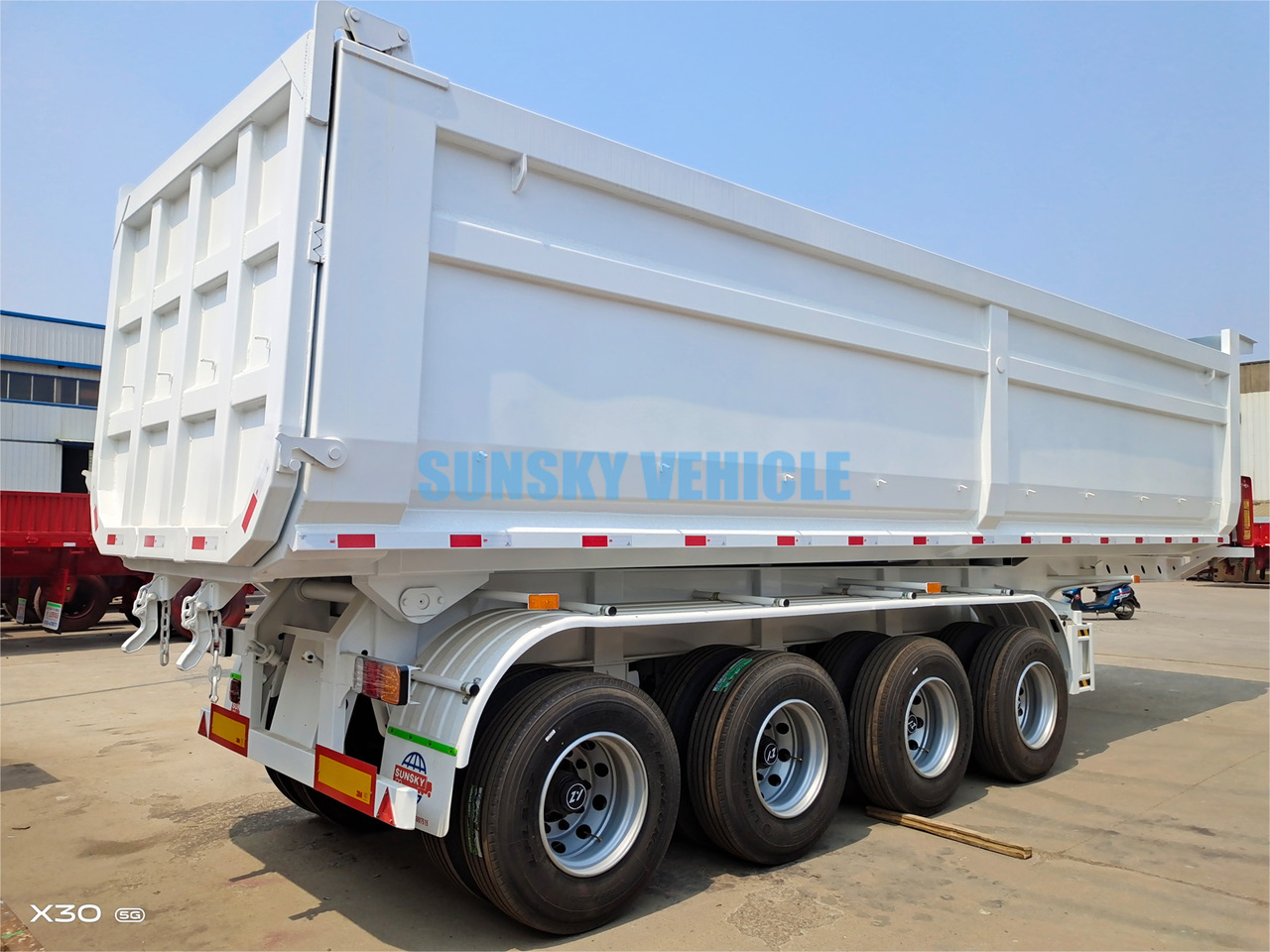 New Tipper semi-trailer for transportation of bulk materials SUNSKY Tipper  Trailer: picture 8