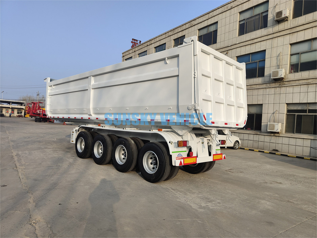 New Tipper semi-trailer for transportation of bulk materials SUNSKY Tipper  Trailer: picture 7