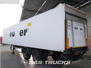 Closed box semi-trailer SYSTEM TRAILERS Lenkachse Ladebordwand TFS18 Unfall: picture 1