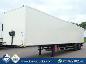 Closed box semi-trailer Samro STEERING AXLE loadinglift: picture 1
