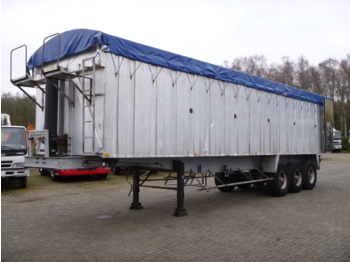 Tipper semi-trailer Samro Tipper trailer alu 55 m3 + tarpaulin: picture 1