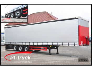 Curtainsider semi-trailer Schmitz Cargobull S01, verzinkt, 1+3 Liftachse liftbar, neue Plane: picture 1