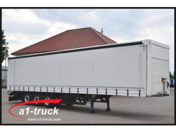 Curtainsider semi-trailer Schmitz Cargobull S01, verzinkt, Steckrungen, neue Plane: picture 1
