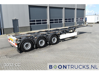 Container transporter/ Swap body semi-trailer Schmitz Cargobull SCF 24 G | 2x20-40ft HC * LIFT AXLE * DISC BRAKES * NL TRAILER * APK 12-2024: picture 1