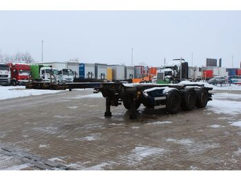 Container transporter/ Swap body semi-trailer Schmitz Cargobull SCF 24, SAF, LIFTING AXLE, EXPANDABLE: picture 1