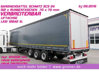 Curtainsider semi-trailer Schmitz Cargobull SCS 24/ LASI XL / RUNGENTASCHEN / VERBREITERBAR: picture 1