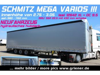 New Curtainsider semi-trailer Schmitz Cargobull SCS 24/MB VARIOS MEGA 2,75- 3,05 innen HUBDACH!!: picture 1