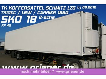 Refrigerator semi-trailer Schmitz Cargobull SKO 18 /LZG / TRIDEC / CARRIER /LBW 2000 kg: picture 1