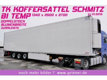 Refrigerator semi-trailer Schmitz Cargobull SKO 24/ BI TEMP /BLUMEN /DS / CARR VECTOR 1950: picture 1