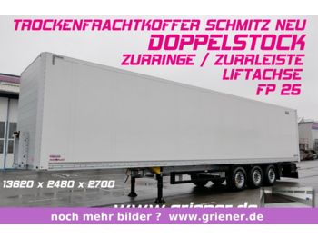 New Closed box semi-trailer Schmitz Cargobull SKO 24/ DOPPELSTOCK 33/66  / FP25 / LIFTACHSE: picture 1