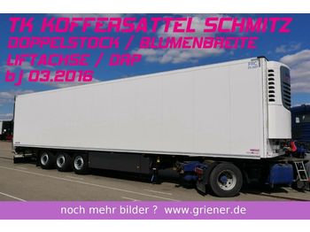 Refrigerator semi-trailer Schmitz Cargobull SKO 24/ DOPPELSTOCK /BLUMENBREITE / DRP / LIFT !: picture 1