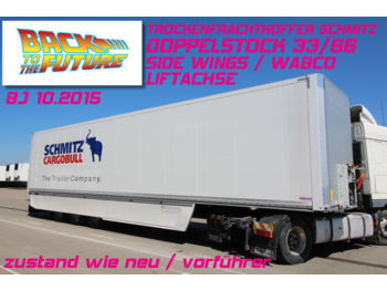 Closed box semi-trailer Schmitz Cargobull SKO 24/ DOPPELSTOCK / ZURRLEISTE / SIDE WINGS !!: picture 1