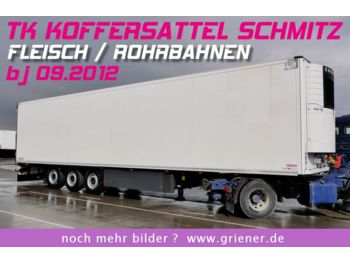 Refrigerator semi-trailer Schmitz Cargobull SKO 24/ FLEISCH ROHRBAHN 5+1 CARRIER VECTOR 1550: picture 1