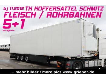 Refrigerator semi-trailer Schmitz Cargobull SKO 24/ FLEISCH ROHRBAHN 5+1 TK SLXe 300 / FP 60: picture 1
